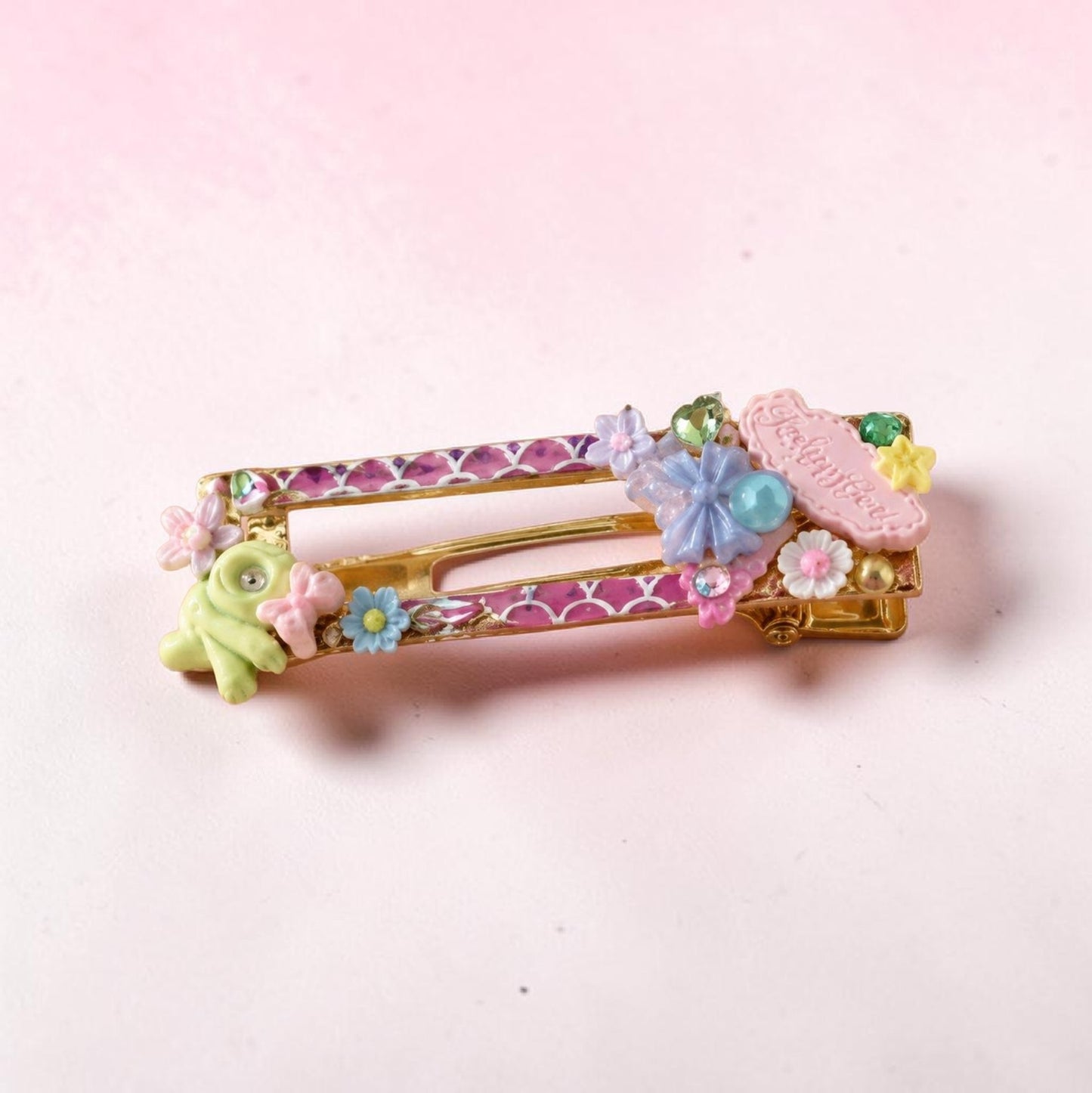 Clip capelli kawaii con decorazioni in resina glitter e charm – MANIKOCREATIONS