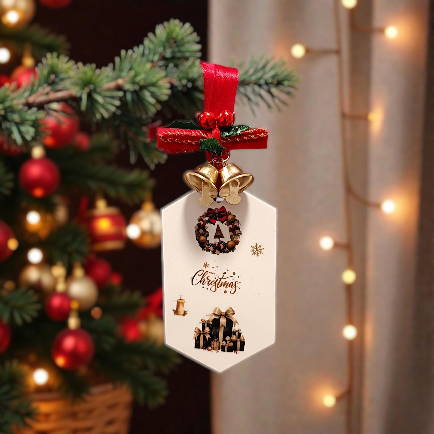 Gessetto natalizio profumato decorativo esagonale