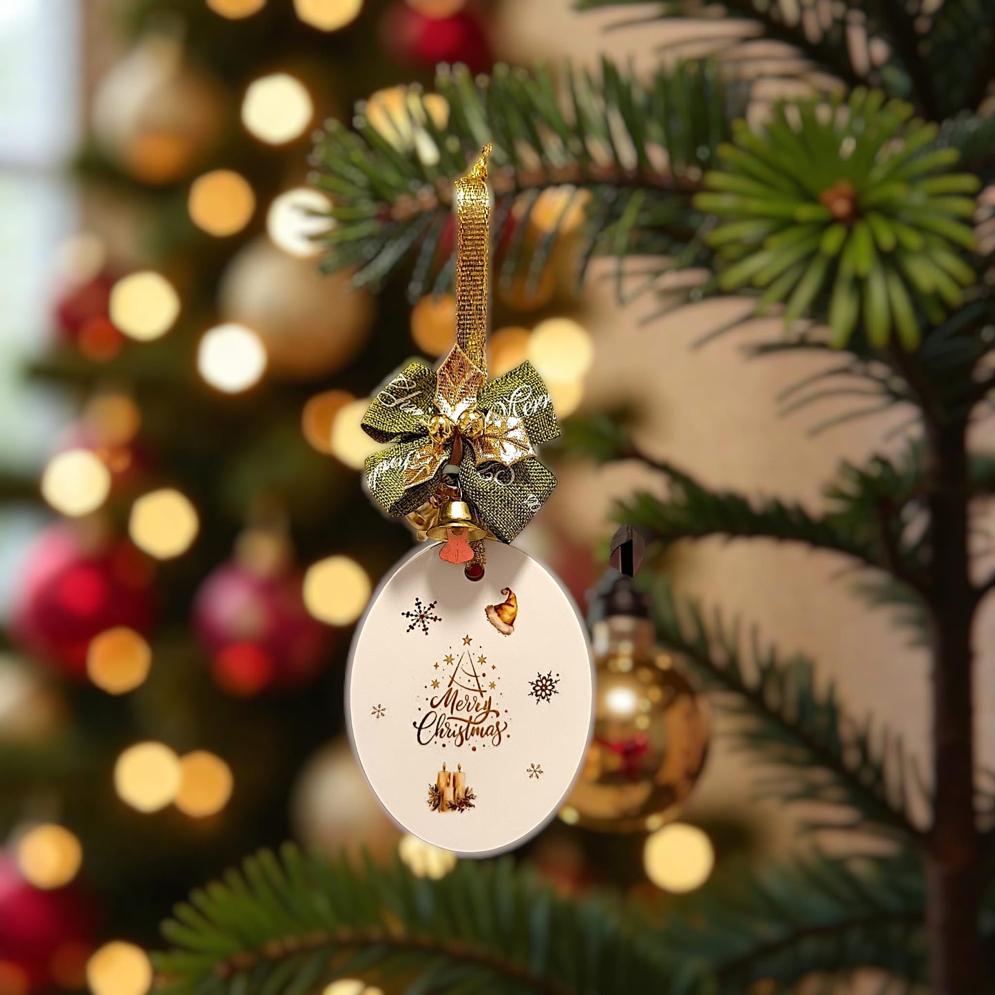  Gessetto natalizio profumato decorativo ovale